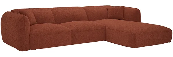 Vente-unique - CAMILIO Sofa Stoff Grün - B 165 cm x H 74 cm x L 272 cm