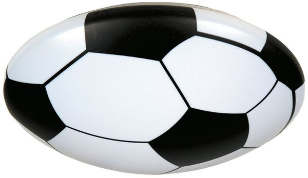Deckenleuchte für Fussball-Fans, Deckenschale mit bruchsicherem Schirm, FUSSBALL