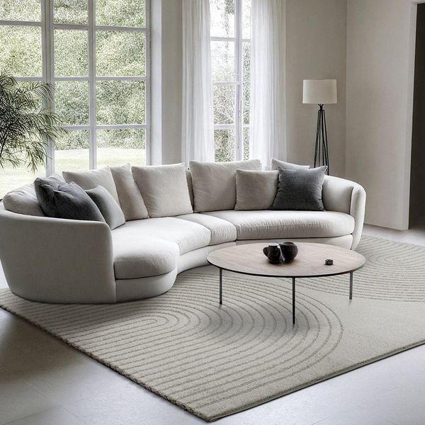 the carpet Teppich Elisa, rechteckig, Höhe: 12 mm, moderner Wohnzimmer Teppich weicher Flor