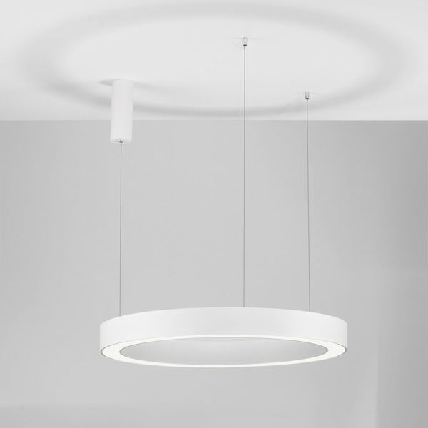 Nova Luce 9345641 MORBIDO LED Pendelleuchte 80cm 2700-4000K Weiss dimmbar