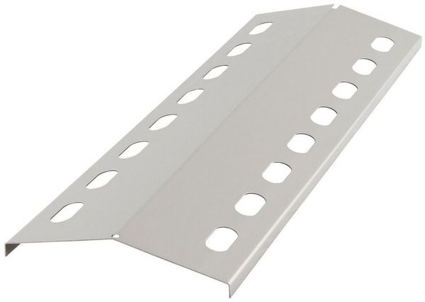 BBQ-Toro Grillrost Edelstahl Flammenverteiler für Gasgrill, 43,5 x 15 cm, Flammenblech