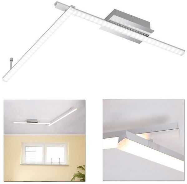 Home4Living LED Deckenleuchte Deckenlampe modern 2-flammig, inkl. Leuchtmittel, Dekorativ
