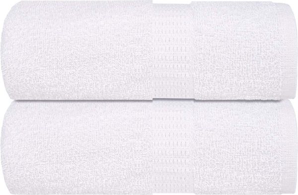 vidaXL Waschlappen FROGN 2 Stk. Weiß 15x21 cm 360 g/m² 136637