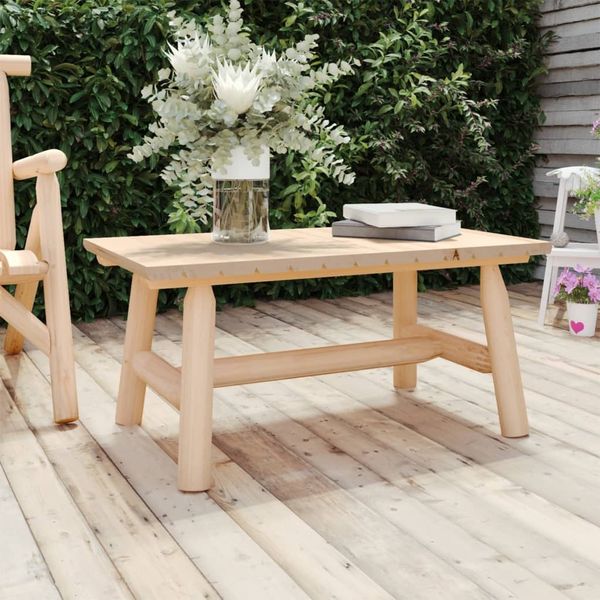 vidaXL Couchtisch 90x50x41 cm Massivholz Fichte 363353