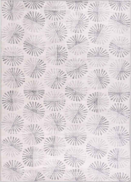 Teppich CATAK Cremeweiß 140 x 200 cm