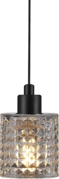 Hängelampe Riffelglas klar Nordlux Hollywood mit E27 Fassung