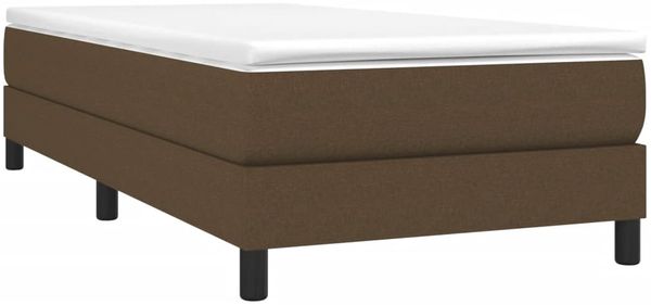 vidaXL Boxspringbettgestell Dunkelbraun 90x200 cm Stoff 3120487 Bild 3