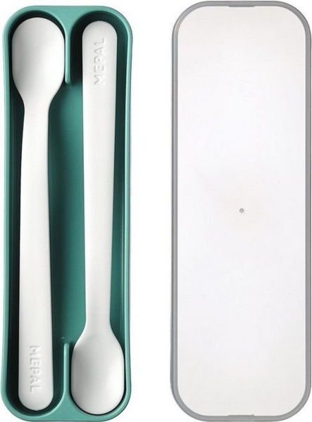 Mepal MIO Fütterlöffel deep turquoise 2er Set