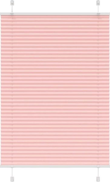 vidaXL Plissee Rosa 95x150 cm Stoffbreite 94,4 cm Polyester 4015448