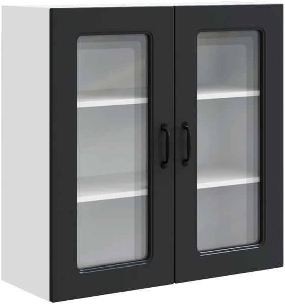 vidaXL Küchenschrank Kalmar Schwarz 80 x 31 x 80 cm Holzwerkstoff 884715