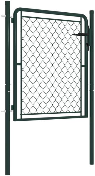 vidaXL Gartentor aus Stahl 100 x 75 cm Grün 144402 Bild 2