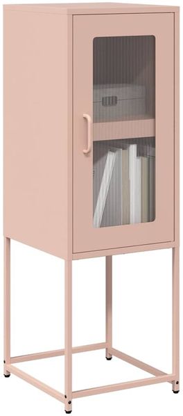 vidaXL Sideboard Rosa 36x39x107 cm Kaltgewalzter Stahl 853399
