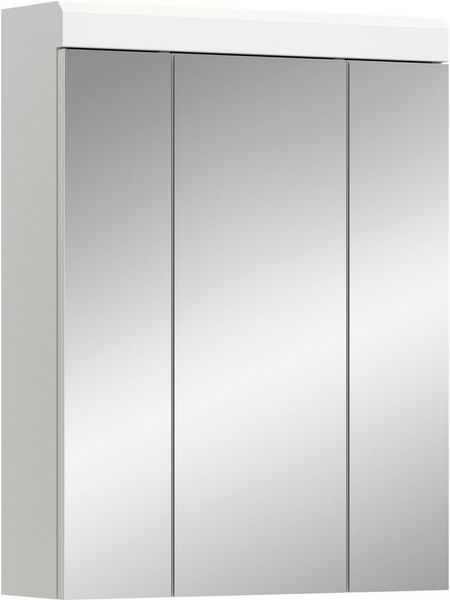INOSIGN Badezimmerspiegelschrank Siena, Breite 60cm, 3 Spiegeltüren, 9 Fächer, 6 Einlegeböden in verschiedenen Farben erhältlich, Badmöbel, Spiegel, Badschrank, Bad