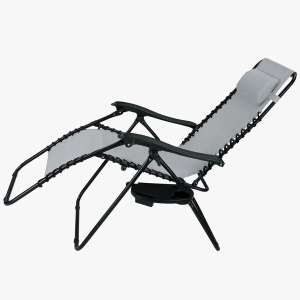 Casaria 'Luxus' Liegestuhl, 2er-Set, klappbar, grau, 113 x 165 x 65 cm Bild 8