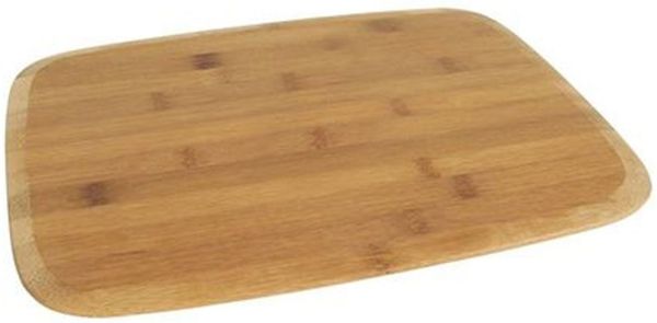 BURI Bambus-Schneidebrett 30x20cm Frühstücksbrettchen Küchenbrett Holzbrett Brettchen