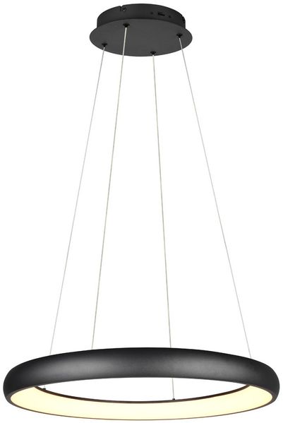 LED Pendelleuchte CARDONA groß Schwarz, dimmbar & 3 Lichtfarben, Ø 75cm Bild 2