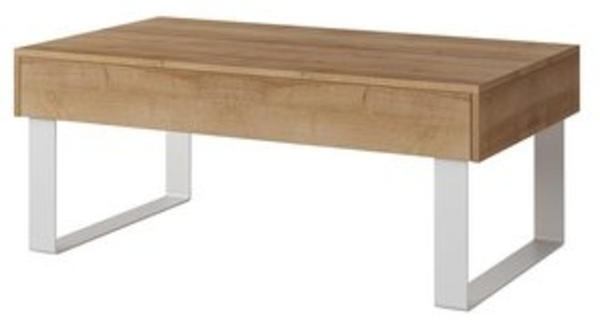 Lomadox Couchtisch CAIRNS-132, in Eiche Nb, Modern, grifflos Bild 5