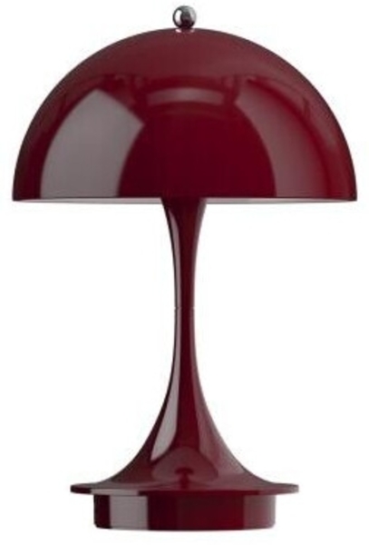 Panthella 160 tragbare Tischleuchte Opak Burgundy