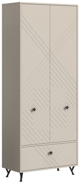 Garderobenschrank Notes - Sandbeige