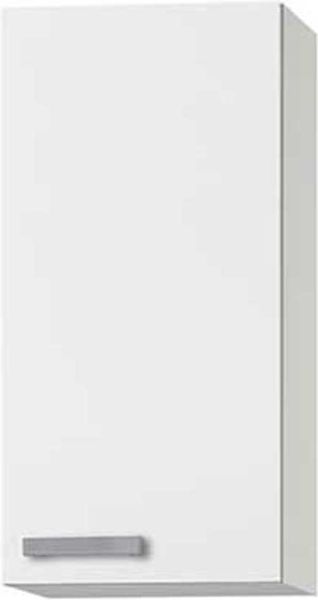 Oberschrank Optimal / Opti-Kult, Holzwerkstoff, Kunststoff, Weiß, 40 x 90 x 35 cm