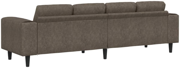vidaXL Sofa Set Dunkelgrau Faux Wildleder 3335110 Bild 5