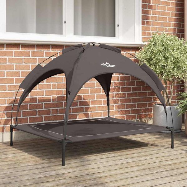 vidaXL Hundebett Braun 104 x 86 x 84,5 cm Stahl 42008192