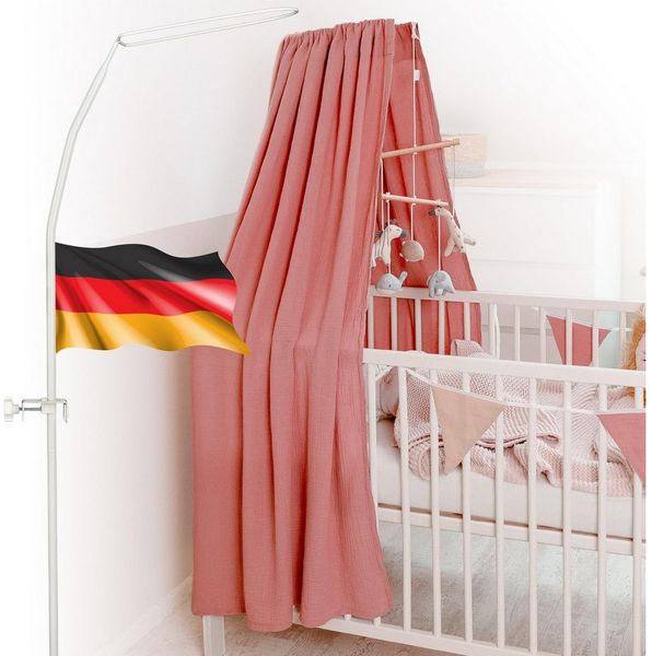 lilimaus Betthimmel Himmelstange für Babybett - Ideal für Betthimmel und Baldachin, Himmelstange für Babybett - Perfekt für Betthimmel und Baldachin