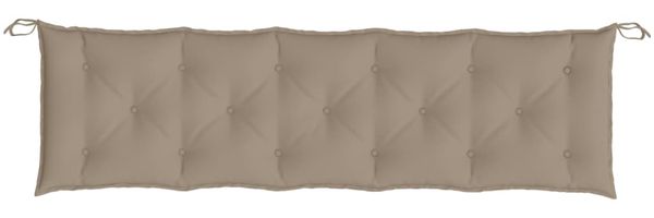 vidaXL Gartenbank-Auflagen 2 Stk. Taupe 180x50x7 cm Oxford-Gewebe 361724 Bild 6
