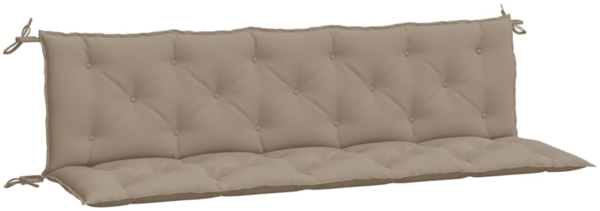 vidaXL Gartenbank-Auflagen 2 Stk. Taupe 180x50x7 cm Oxford-Gewebe 361724