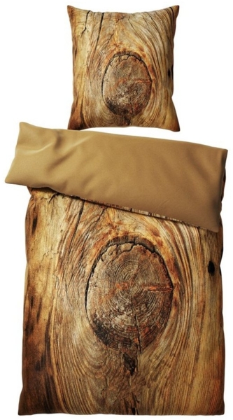 Sanilo Bettwäsche Rustikal 135x200 cm, Bettbezug und Kissenbezug, Baumwolle, 2 teilig