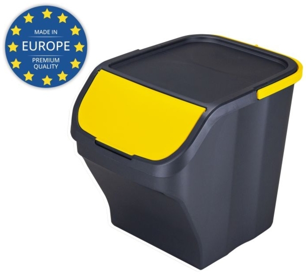 Gardissimo STACK Abfalleimer 25 Liter Mülleimer Mülltrenner Sortierer