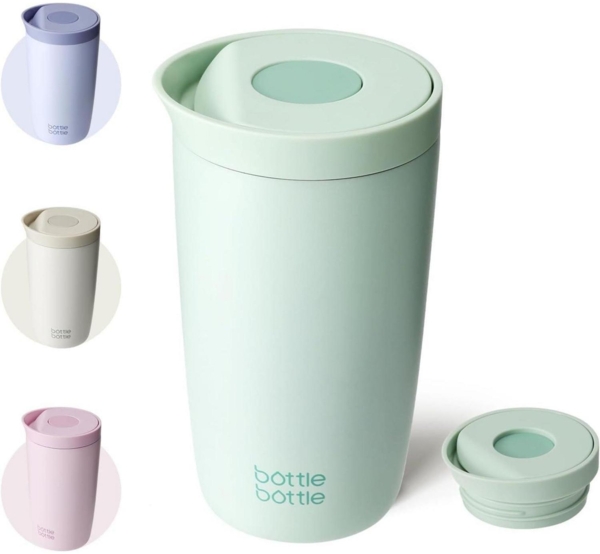 Thermobecher 350ml Kaffee Tee Auslaufsicher Easy Quick-Press Isolierbecher