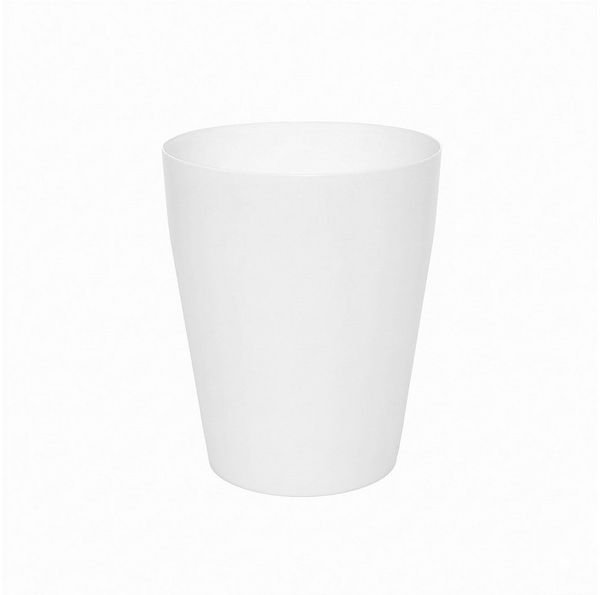 Sinoba Papierkorb rund moderner Mülleimer Papiereimer 788789, aus Kunststoff ideal für Kinderzimmer Küche Büro, 12 Liter Höhe 26,5cm
