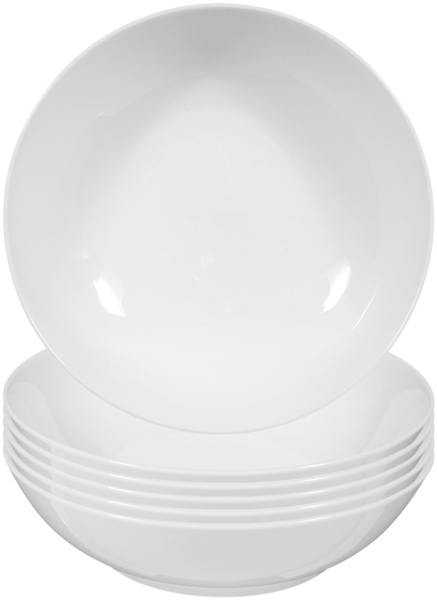 Seltmann Weiden Rondo/Liane Weiß Salatschale ø 18,6 cm 6er Set