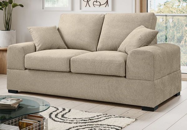Sofa Novana in beige 2-Sitzer 182 cm