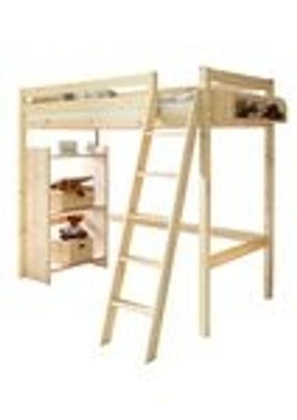 Hochbett "Matthias" 90x200 Kiefer massiv