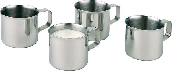 APS Milchkännchen, 0,02 l, (4-St), Edelstahl, spülmaschinengeeignet, 4-teilig
