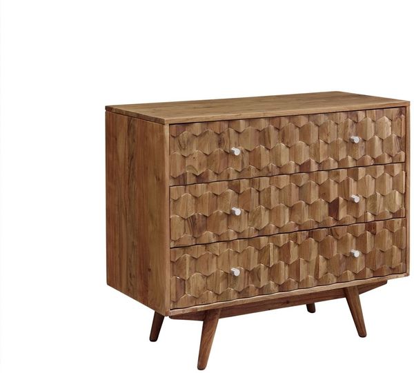 Kommode Akazie 88x42x75 natur lackiert MOSAYK #107