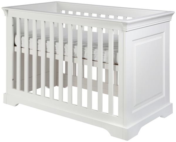 Kidsmill Chateau Babybett Weiß 70 x 140 cm Weiß - Material: MDF - Babypark. de