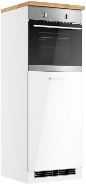 KOCHSTATION Backofenumbauschrank KS-Milan Ofenumbauschrank 60 cm, matte oder hochglänzende Fronten
