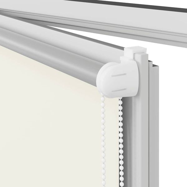 vidaXL Verdunkelungsrollo Cremeweiß 55x175cm Stoffbreite 50,7 cm 4011665 Bild 12