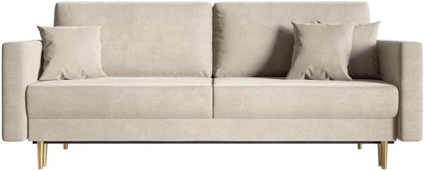 Selsey Valico Sofas, Beige Velvet, 230