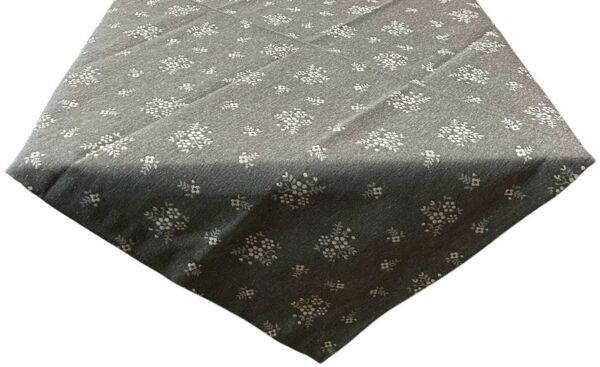 HOSSNER - HOMECOLLECTION Mitteldecke Kufstein grau (1-tlg), Tischdecke, bedruckt 85x85 cm