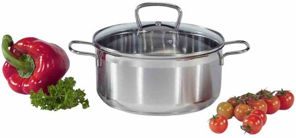 Bratentopf "Nina" 20 cm 2,9 l, Edelstahl