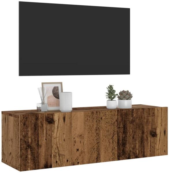 vidaXL TV-Wandschrank Altholz-Optik 100x30x30 cm Holzwerkstoff 856018