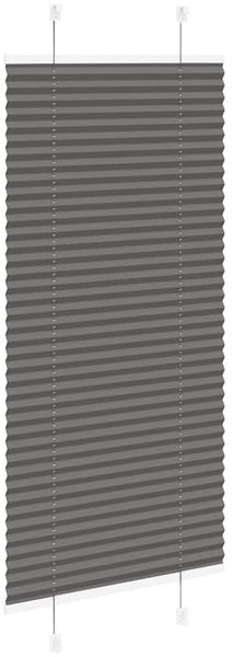 vidaXL Plissee Schwarz 60x150 cm Stoffbreite 59,4 cm Polyester 4015135 Bild 4