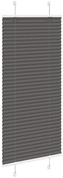vidaXL Plissee Schwarz 60x150 cm Stoffbreite 59,4 cm Polyester 4015135 Bild 3