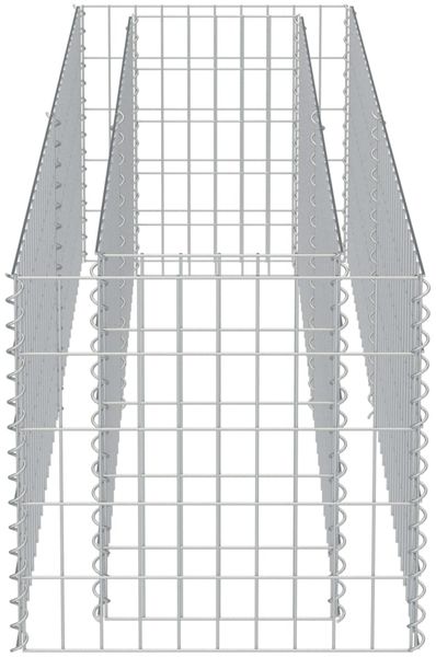 vidaXL Gabionen-Hochbeet Verzinkter Stahl 180×50×50 cm 143559 Bild 6