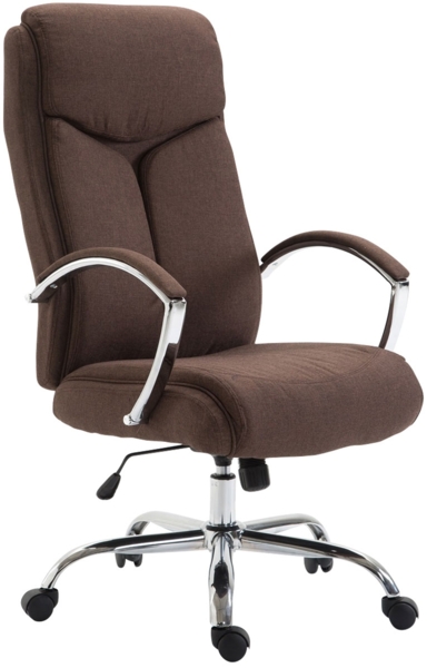 CLP Bürostuhl Vaud Stoff,braun