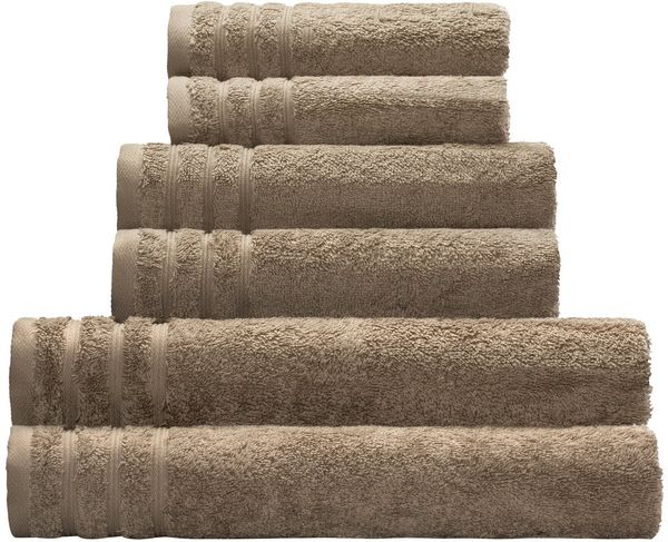 Kleine Wolke Duschtuch Royal, 1 Stück (70/140 cm), Frottier (1-St), Uni Farben, mit Bordüre, weich, auch in verschiedenen Sets erhältlich
